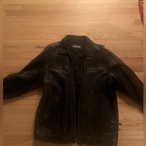 Men’s leather vintage jacket